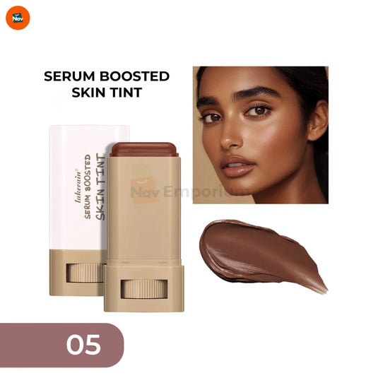 Foundation stick blending on skin