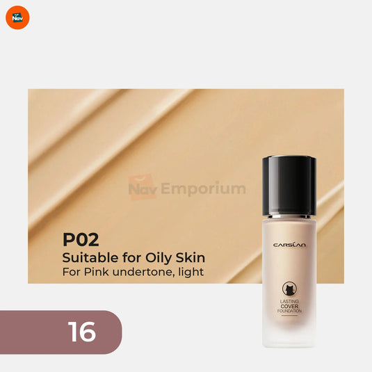 Lightweight liquid foundation texture
