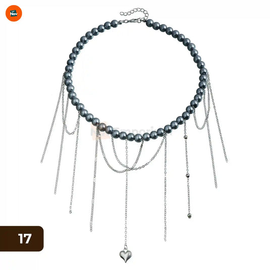 Elegant heart pendant necklace