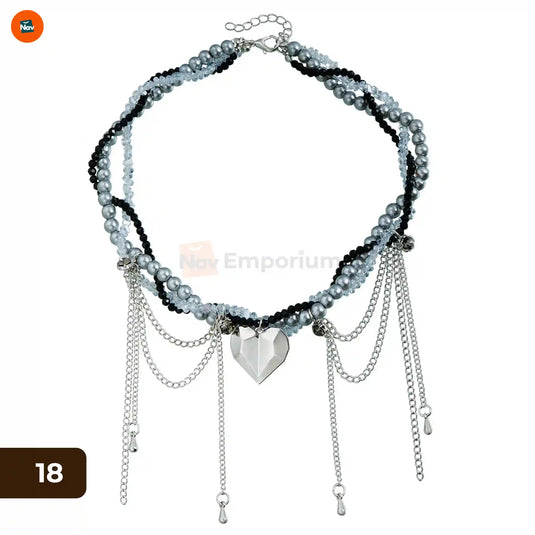 Tarnish-resistant silver necklace