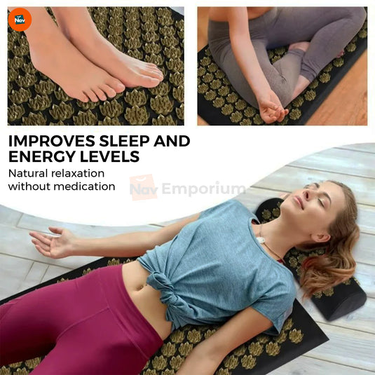 Non-invasive pain relief mat