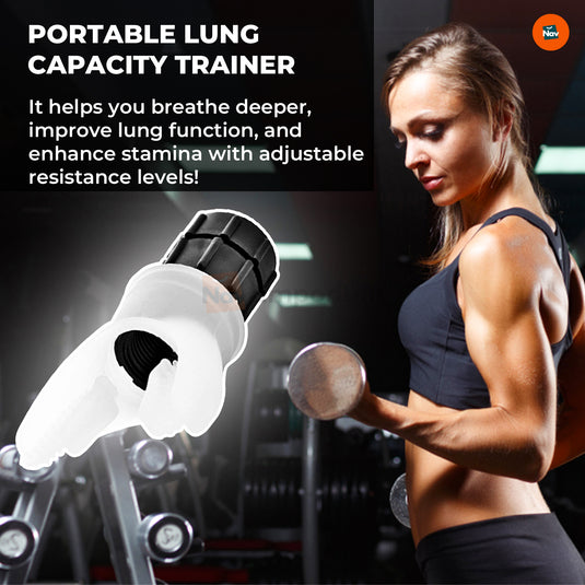 Compact inspiratory muscle trainer