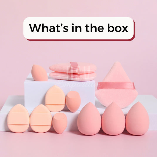 Professional makeup sponge kit