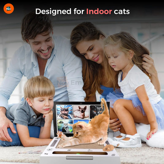 Cat scratcher laptop prevents furniture damage