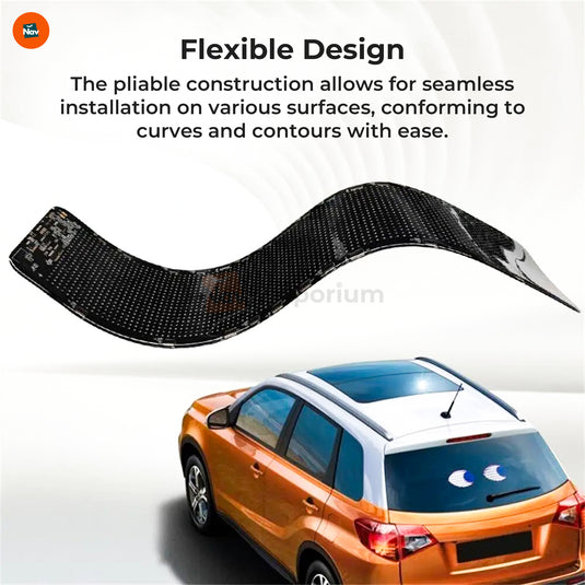 Dynamic car LED message board