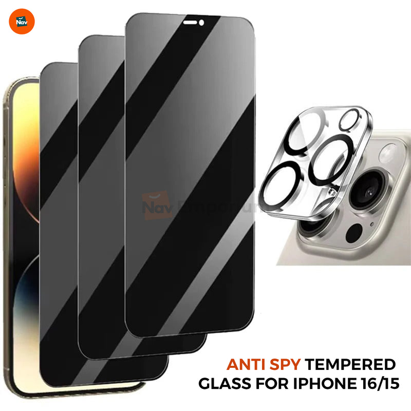 iPhone with iGuard Anti-Spy Glass