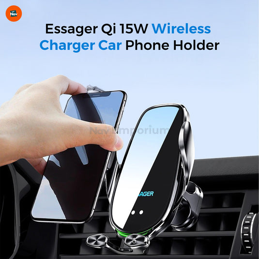 Hands-free car phone holder