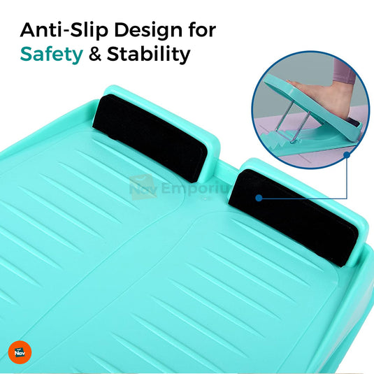 Benefit image highlighting fast plantar fasciitis stretch board relief