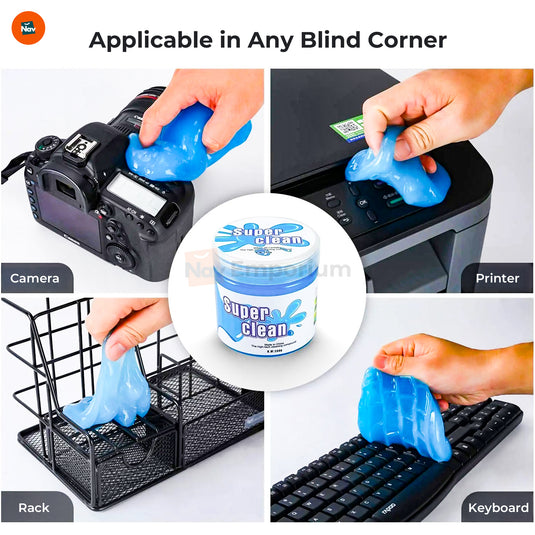 Reusable car cleaning gel