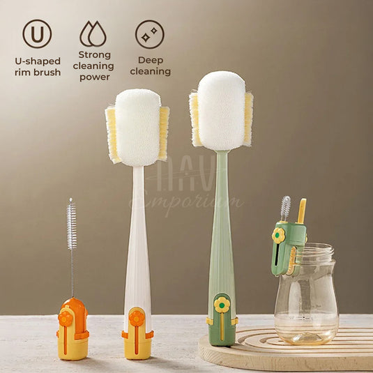 360-degree cleaning brush
