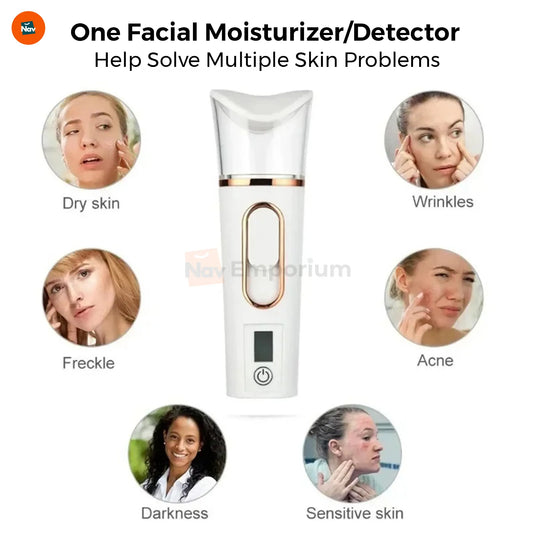 Portable face mister with large water tank