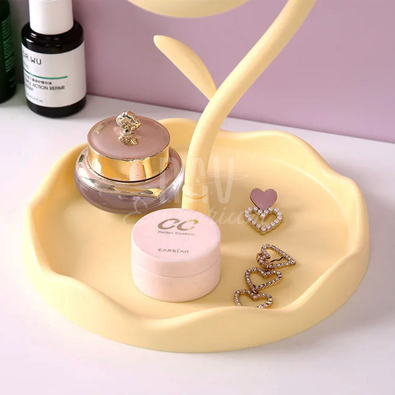 White HD makeup mirror