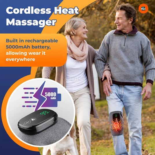 Knee massager vibration settings