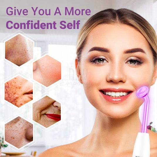 Anti-aging electrotherapy skin device