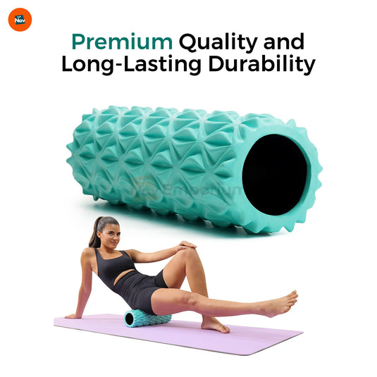 Benefit image showing deep muscle relief foam roller