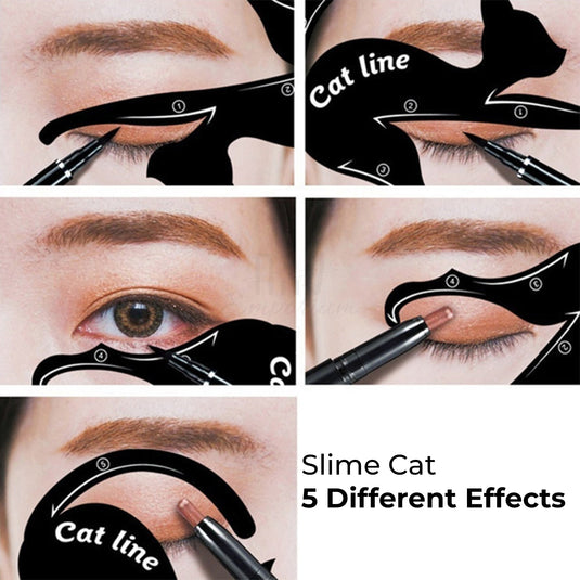 Symmetrical eyebrow stencil