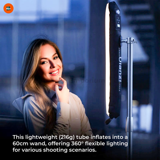 LED tube with magnetic mount