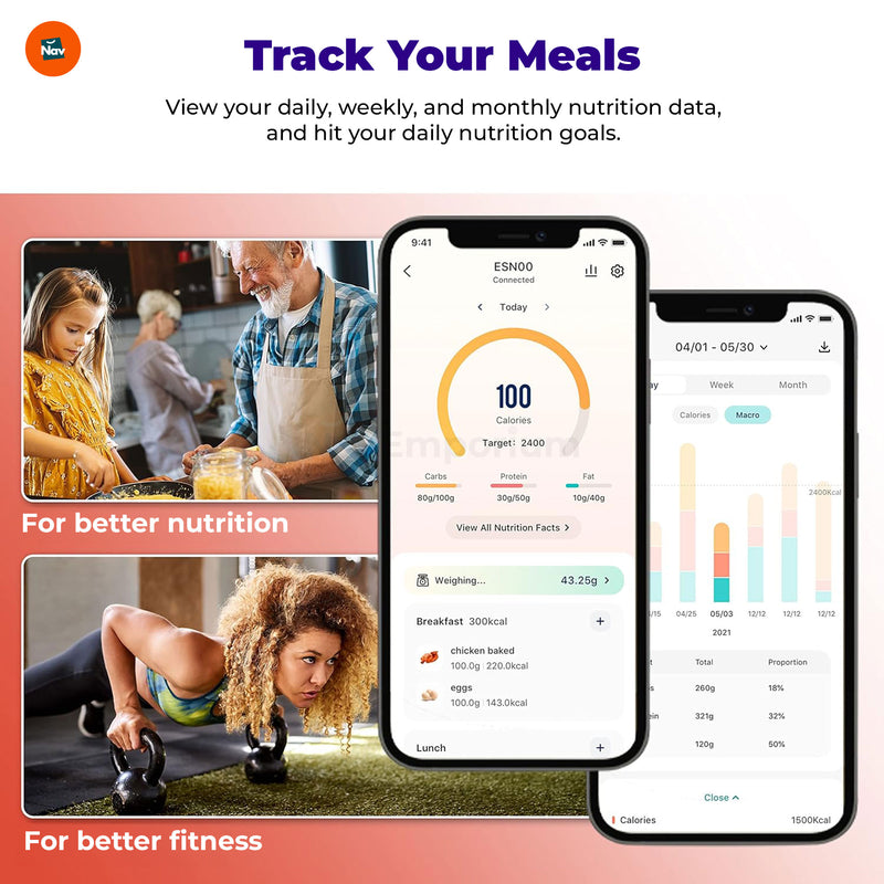 SmartNutri Scale in kitchen