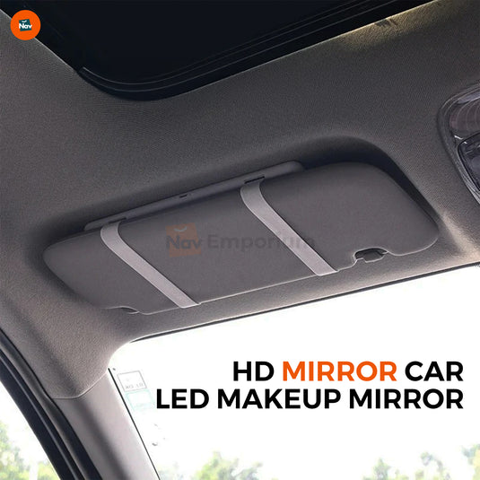 Tri-color light car mirror