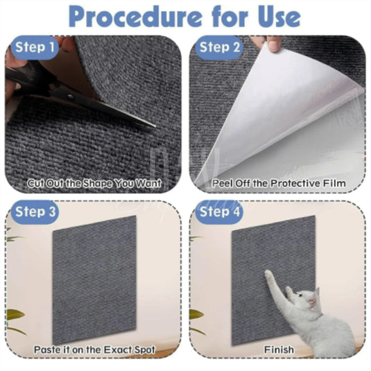 Durable cat scratching mat