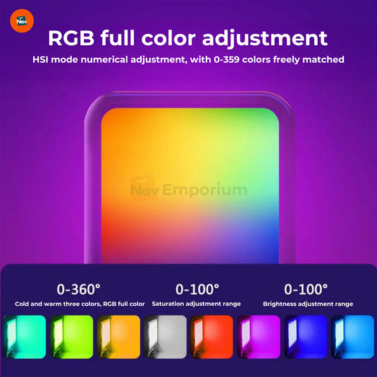 Rechargeable RGB LED Light