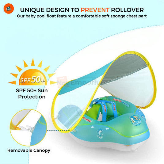 SafeSplash Baby Swim Float packaging