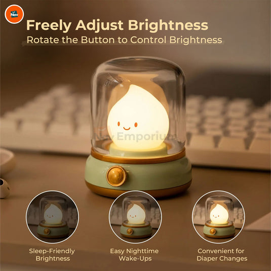 Touch-activated bedside light