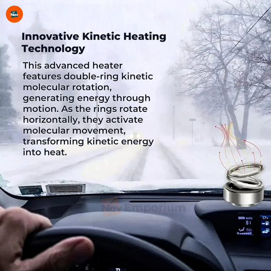 Car interior with solar heater