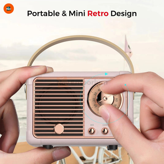 Bluetooth 5.0 speaker close-up