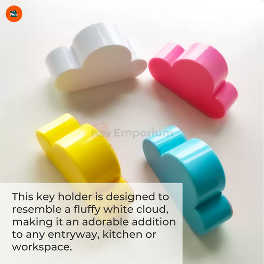 Cloud-shaped key organizer