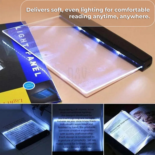 Adjustable brightness book lamp