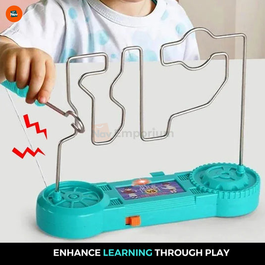 Electric maze toy promoting problem-solving skills