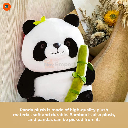 Hypoallergenic plush panda