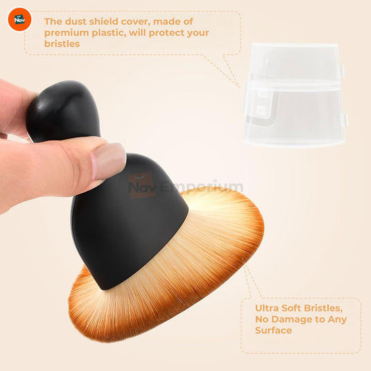 High-density bristle car brush