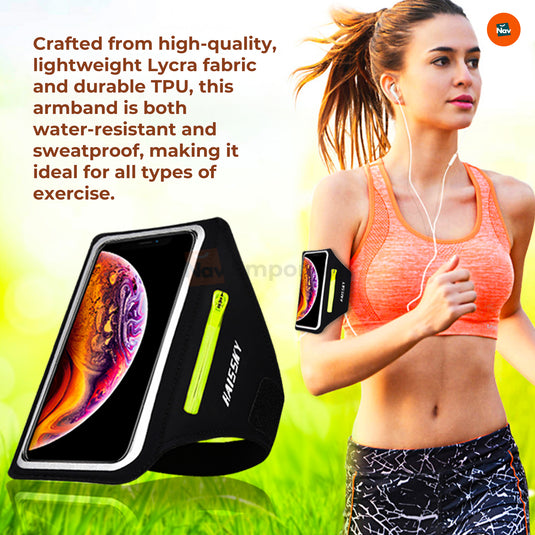 Full Touchscreen Access with FlexFit Armband