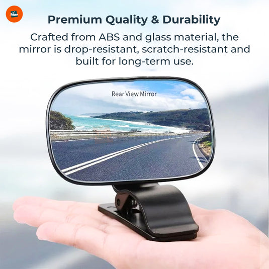 Easy-install clip-on baby mirror