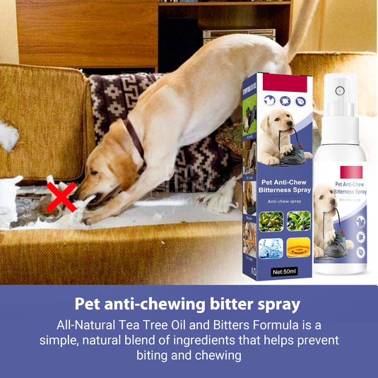 Dog chewing deterrent solution