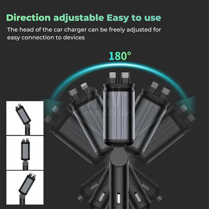 Retractable Car Charger Cables