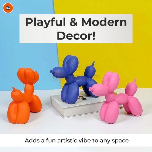 Resin balloon dog decor