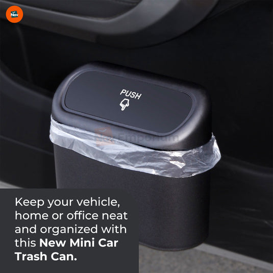 Portable automotive waste basket