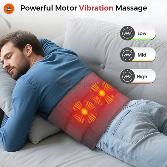 Benefit image displaying fast pain relief belt results