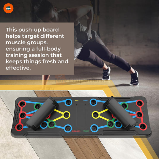 ergonomic handles push up board