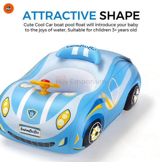 Toddler Car Boat Pool Float