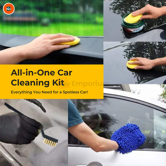 Car detailing kit components
