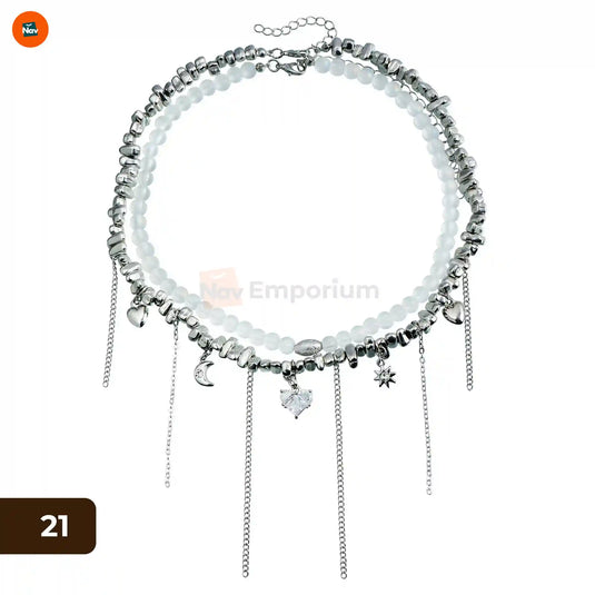 LustraHeart zircon heart necklace