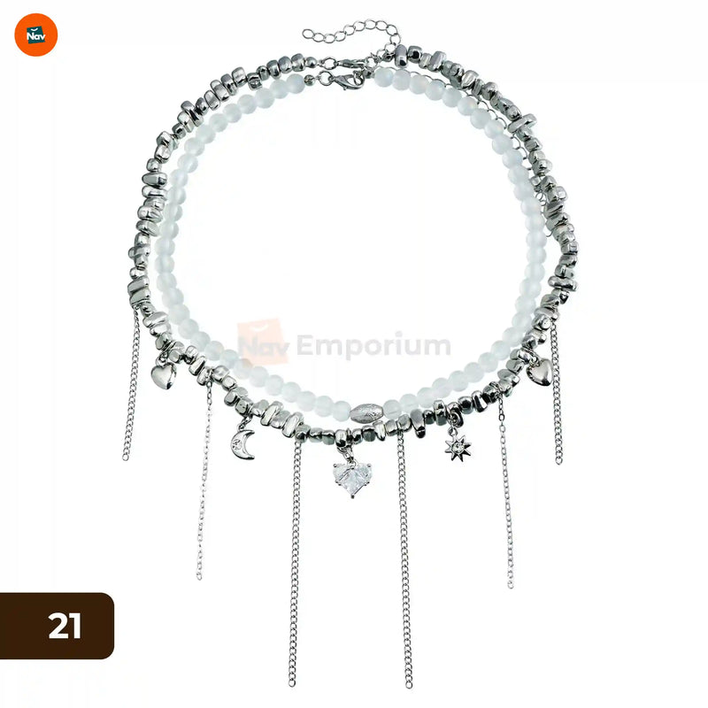 LustraHeart zircon heart necklace