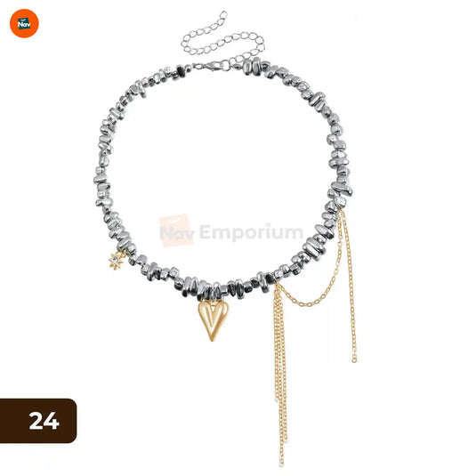 Tarnish-resistant silver necklace