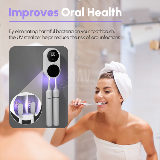 Portable Toothbrush Sterilizer - Essential Oral Care Accessory