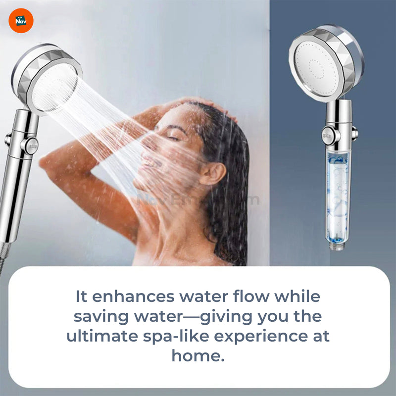Water-saving shower head
