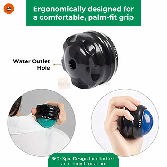 Cold therapy massage roller